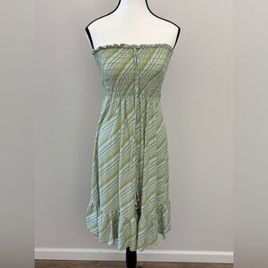 Mossimo Supply Co. Strapless Green Dress
